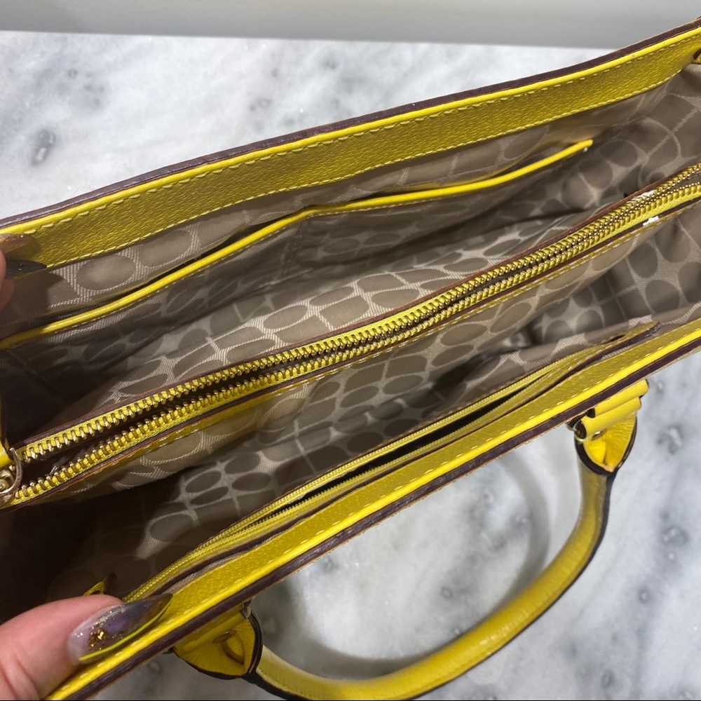 Yellow Kate Spade Wellesley Quinn Handbag - Picture 5 of 7